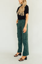 Load image into Gallery viewer, Sporty Spice Cargo Pants (Emerald)
