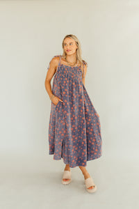 Spring Fling Dress (Navy)