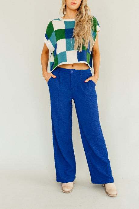 Deep Blue Trousers