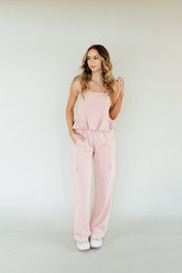 All Pale Pink Corset Top