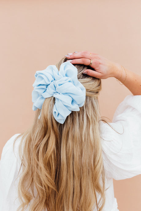 Jumbo Scrunchie (KAXI) (Blue)