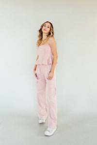 All Pale Pink Corset Top