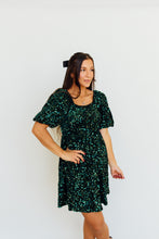 Load image into Gallery viewer, She&#39;s Still Bejeweled Dress (Green)