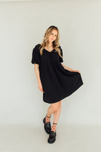 Coastal Cutie Dress (Black)