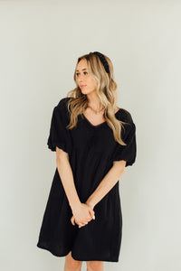 Coastal Cutie Dress (Black)