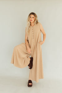 You Go Glen Coco Jumpsuit (tan)