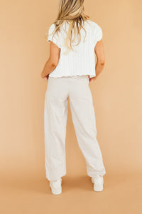 It's A Draw Pants (Cream)*RESTOCKED*
