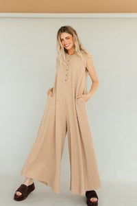 You Go Glen Coco Jumpsuit (tan)