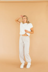 It's A Draw Pants (Cream)*RESTOCKED*