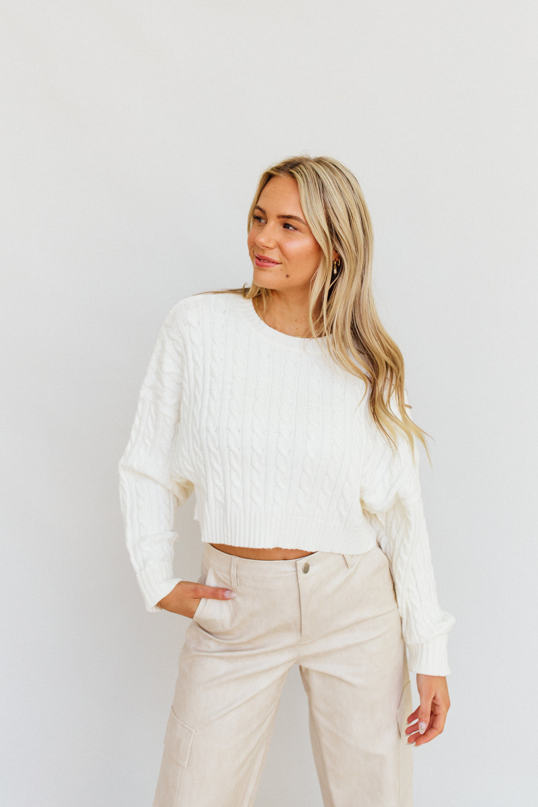 Winter White Sweater