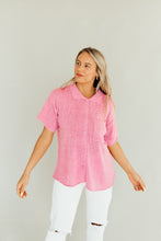 Load image into Gallery viewer, Collar me Pink Top