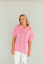 Load image into Gallery viewer, Collar me Pink Top