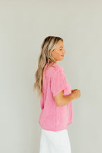 Load image into Gallery viewer, Collar me Pink Top