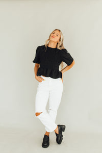 Smock & Roll Top