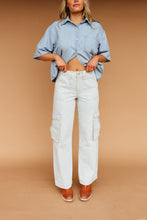 Load image into Gallery viewer, Stick with Stripes Cargo Jeans