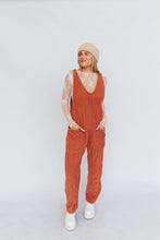 Load image into Gallery viewer, High Roller Cord Jumpsuit (FREE PEOPLE) *Sunburn*