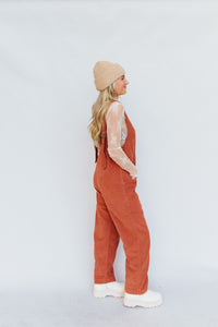 High Roller Cord Jumpsuit (FREE PEOPLE) *Sunburn*