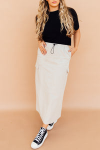 Cierra Cargo Maxi Skirt