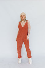 Load image into Gallery viewer, High Roller Cord Jumpsuit (FREE PEOPLE) *Sunburn*