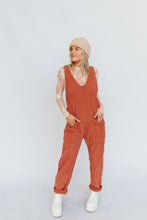 Load image into Gallery viewer, High Roller Cord Jumpsuit (FREE PEOPLE) *Sunburn*