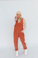 Load image into Gallery viewer, High Roller Cord Jumpsuit (FREE PEOPLE) *Sunburn*