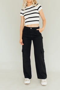 Tough Love Cargos (Black)