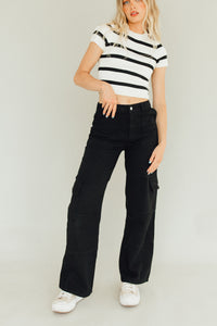 Tough Love Cargos (Black)