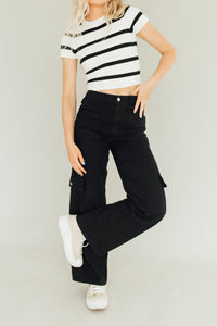 Tough Love Cargos (Black)