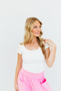 Gimme The Scoop Top (White)