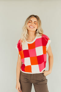 Out of the Box Top (Pink/Red/Orange)