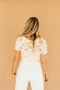 All Eyelets on You Top
