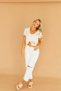 All Eyelets on You Top