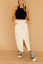 Load image into Gallery viewer, Precious Cargo Skirt (Ecru)
