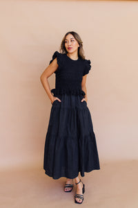 Coastal Cowgirl Dress (Black)