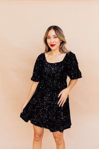 She's Still Bejeweled Dress (black)