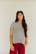 Load image into Gallery viewer, Cable Knit Cutie (Grey)