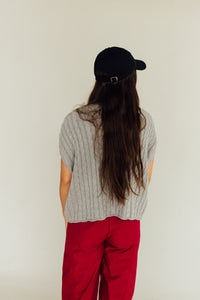 Cable Knit Cutie (Grey)