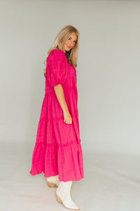 Wisteria Dress (Fuschia)