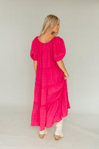 Wisteria Dress (Fuschia)