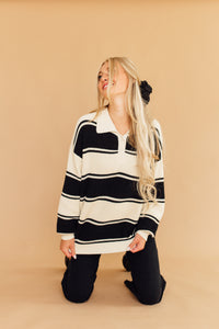 Pretty in Polo Sweater