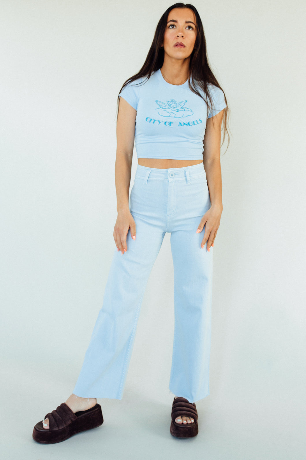 Grin & Flare It Pants (Blue)