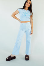 Load image into Gallery viewer, Grin &amp; Flare It Pants (Blue)