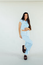 Load image into Gallery viewer, Grin &amp; Flare It Pants (Blue)