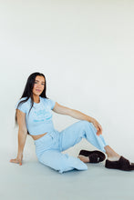 Load image into Gallery viewer, Grin &amp; Flare It Pants (Blue)
