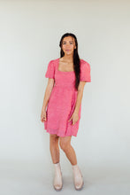 Load image into Gallery viewer, Talk About Texture Dress (Pink)