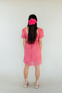 Talk About Texture Dress (Pink)