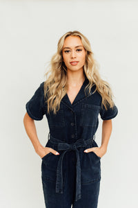 Hot Girl Jumpsuit (Black) *XS-L*