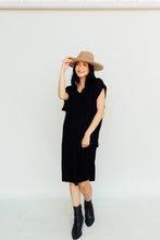 Load image into Gallery viewer, Little Black Sweater Dress