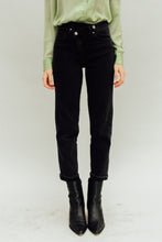 Load image into Gallery viewer, Little Black Jeans (crisscross) *RESTOCKED*