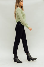 Load image into Gallery viewer, Little Black Jeans (crisscross) *RESTOCKED*